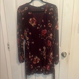 Lulu's Floral purple Dress
